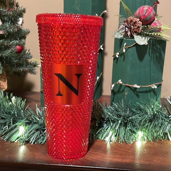 NWT Starbucks Red Studded-Northeastern University-Limited Edition-Tumbler, Venti - Picture 2 of 7